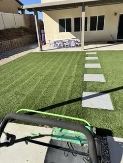 Turf maintenance odor removal