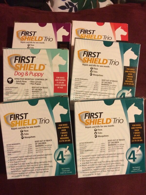 First Shield Trio For Dogs Various Weights
