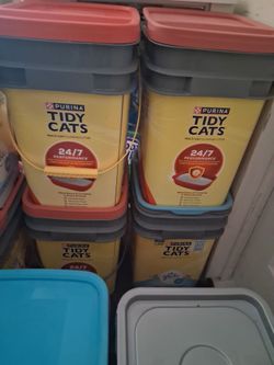 Empty Cat Litter Boxes