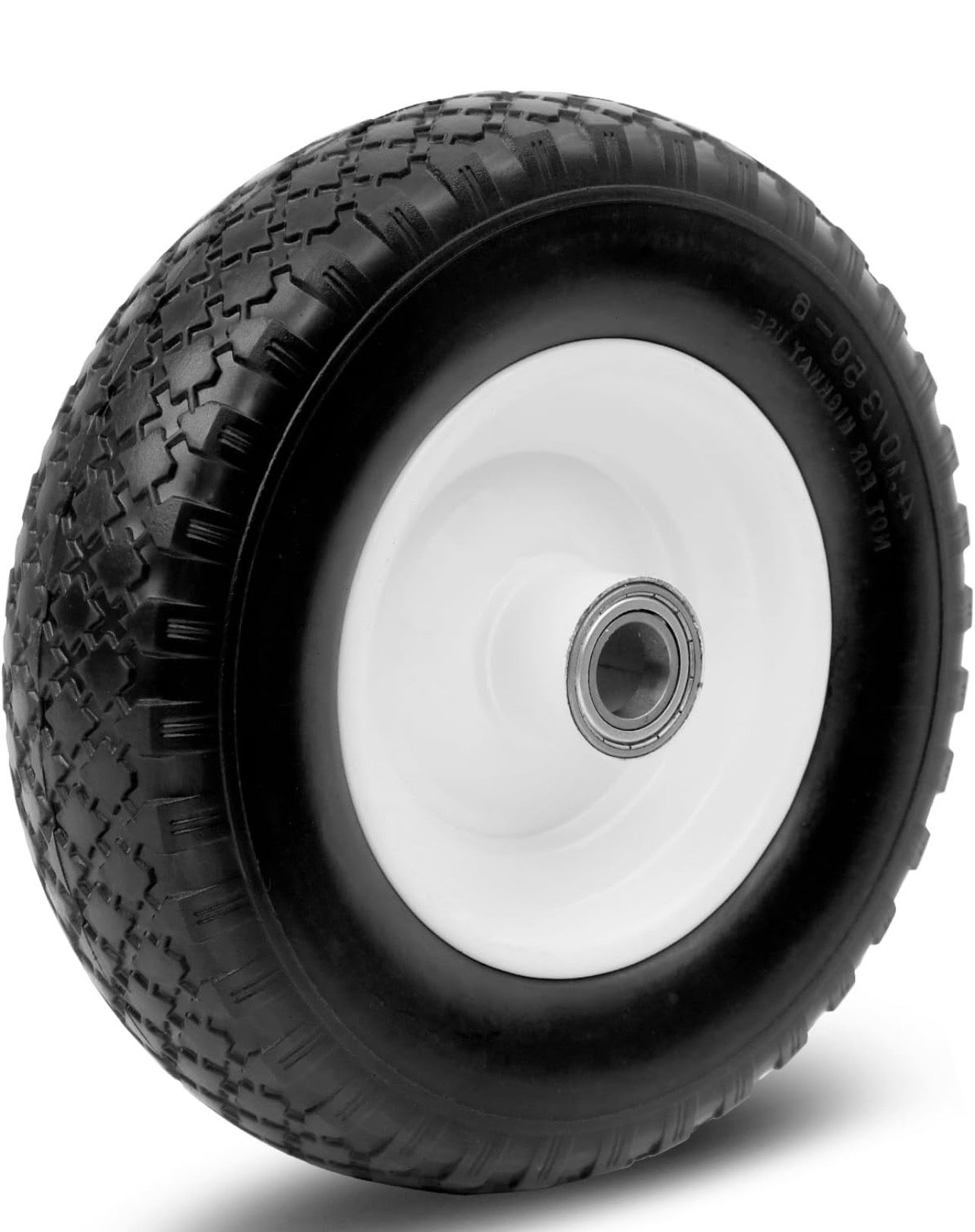 12" Flat-Free Solid Polyurethane Replacement Tire Asking $17