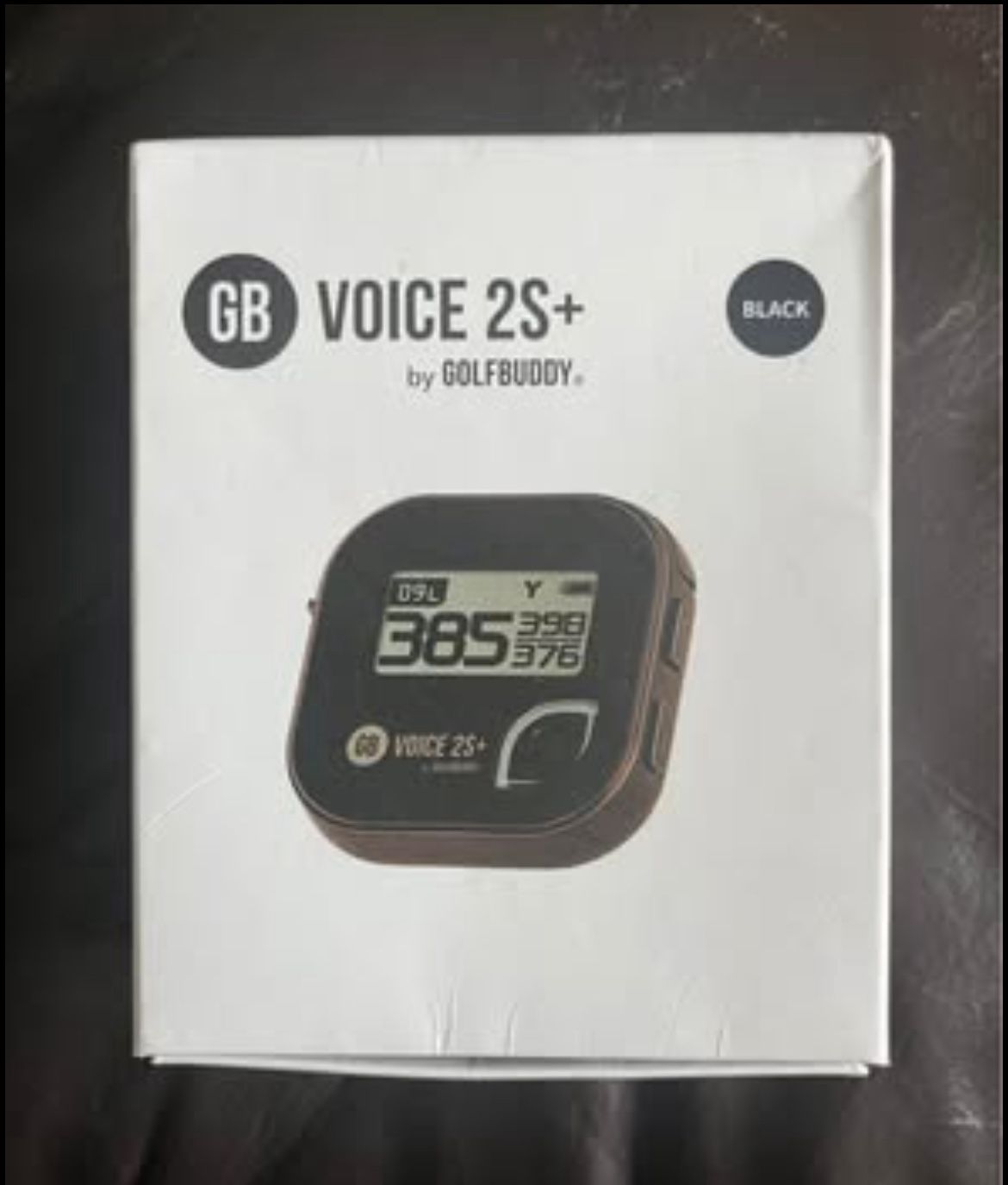 Golf buddy GB Voice 2S+ Talking GPS Golf Rangefinder Navigation Black GBO366
