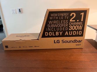 LG Soundbar + Subwoofer