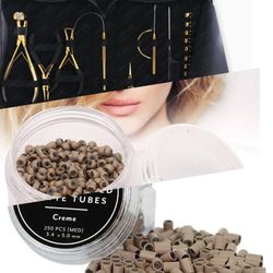 Application Tools Kit +1000PCS Nano Silicone Beads Micro Links Rings  Hair Extension Ring, 3MM * 2MM Lined Beads For Hair Extension, Micro+