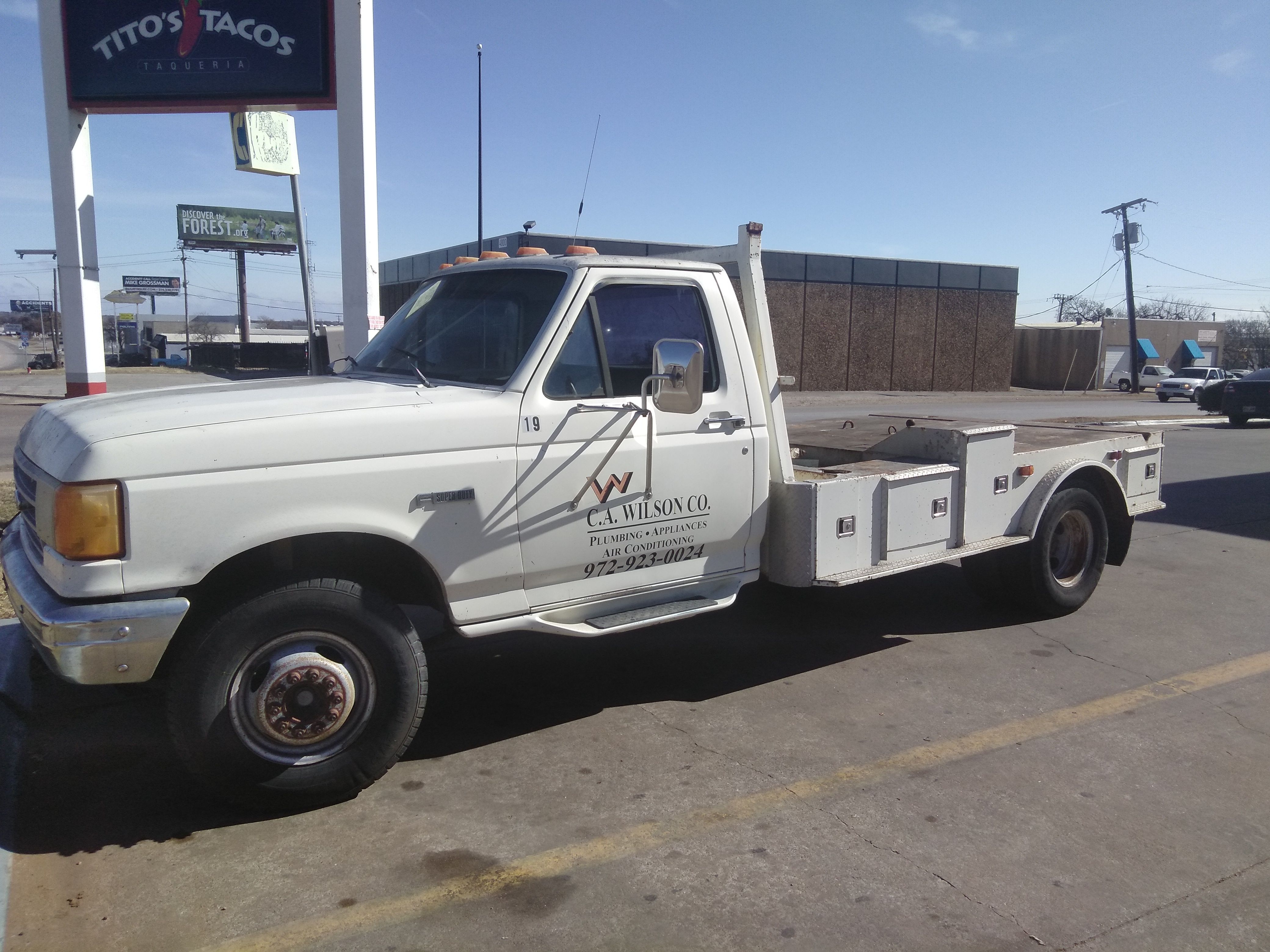 1990 super duty 7.3 welding truck
