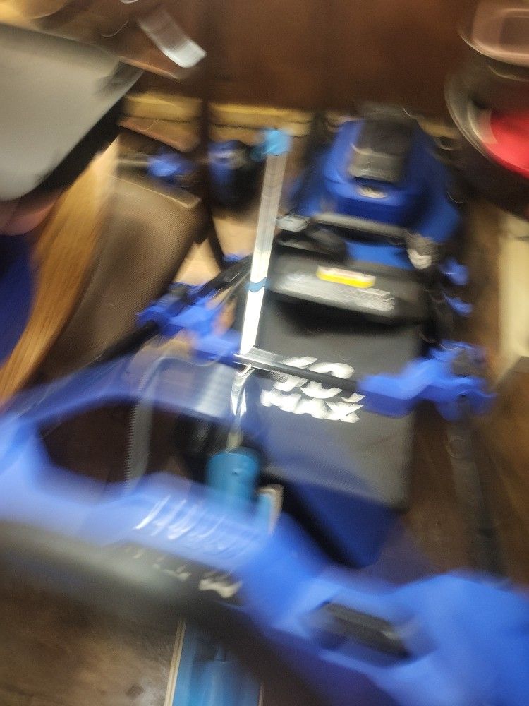 Like new electric  lawn mower and  blower combo only used 2times  $50 or best offer.   Bought new also have a Snapper older riding mower Boug 