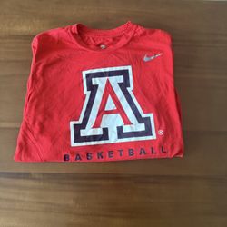 Men’s Medium Official Nike Arizona Basketball Dri Fit Long Sleeve T Shirt