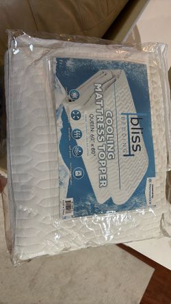 Cooling Mattress Topper By Bliss
