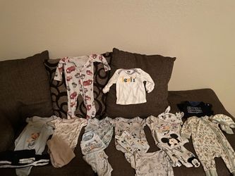 9 month boy clothes w/ Mickey mouse sets