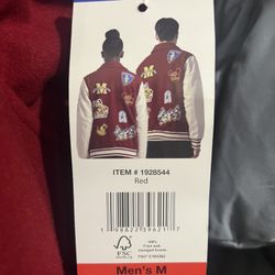 DISNEY VARSITY LETTERMAN’S JACKET / MEN’S MEDIUM - WOMEN’S LARGE / 