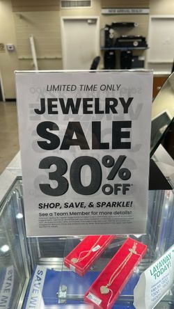 30% off on all jewelry