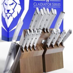 Dalstrong 18-Piece Kitchen Knife Set Block - High Carbon German Steel Full Tang 