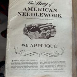 The Story of American Needlework #6: Appliqué