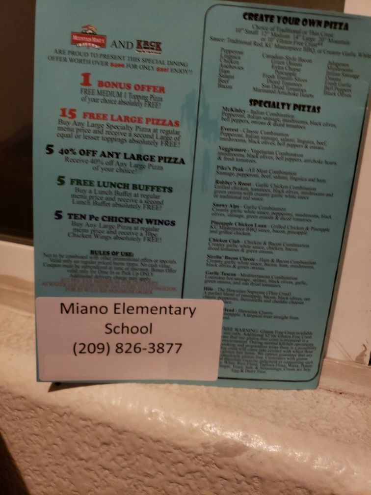 Moutain Mikes Coupon Book
