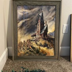 Crooked man house - Beautiful Watercolor!