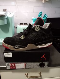 2012 Bred 4s Size 10 Used Og All 