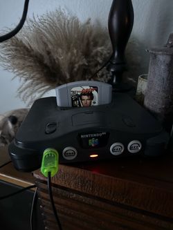 Nintendo 64 with golden eye
