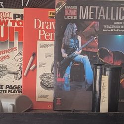 Metallica Guitar Lesson Book, And Other Guitar Lesson Book, Drawing Book