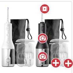 Philips Sonicare Cordless Rechargeable Power Water Flosser, 2-pack