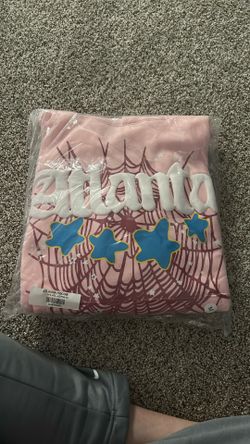 Pink Atlanta Sp5der Hoodie