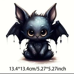 Bat Cat Vinyl Car Decal Sticker 