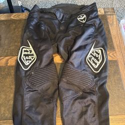 Troy Lee Designs Pants Men 36 Black Speed Equipment Motocross Dirt Bike Sprint
