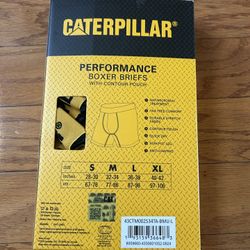 NWT Caterpillar men’s performance boxer briefs with contour pouch 4 pack Size L