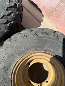 AT20x7-8 ATV Tires on Rims