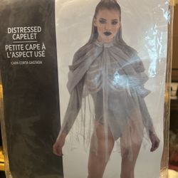 Distressed Capelet Costume/One Size Fits Most/Brand New