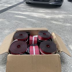 *10-Pack 4"x30' Winch Straps withHooks – NEW – XXX*   Selling a *brand-new set of 10 heavy-duty winch straps* (Kinedyne-style) for flatbed trail