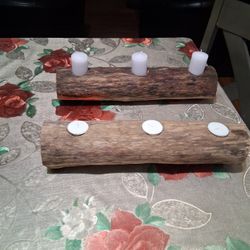 Driftwood Candle holder