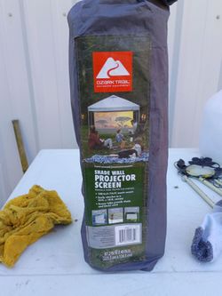 Ozark trail  10x10 projection screen