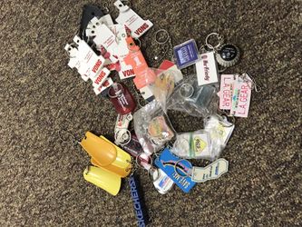 Brand new (about 40) keychains