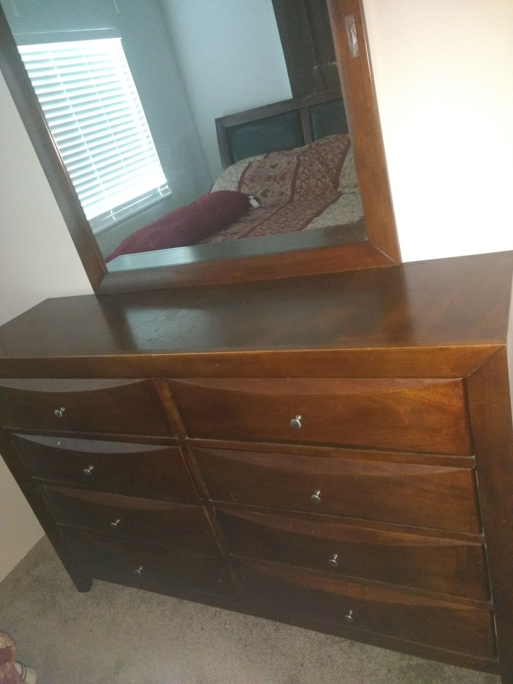 (Used dresser and Mirror, and nightstand