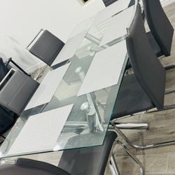 7 pcs dining table set