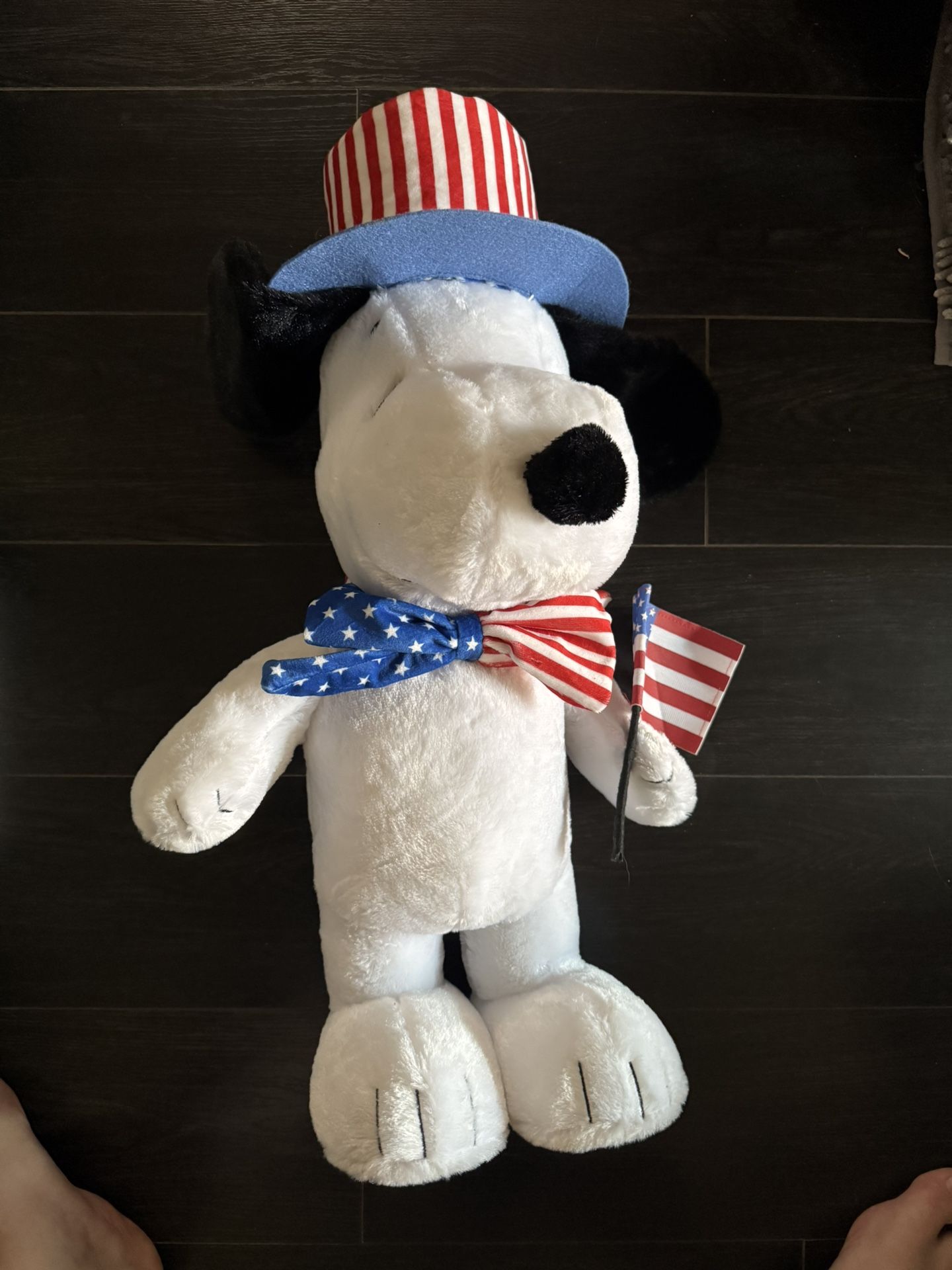 Patriotic Snoopy Standing Plushie