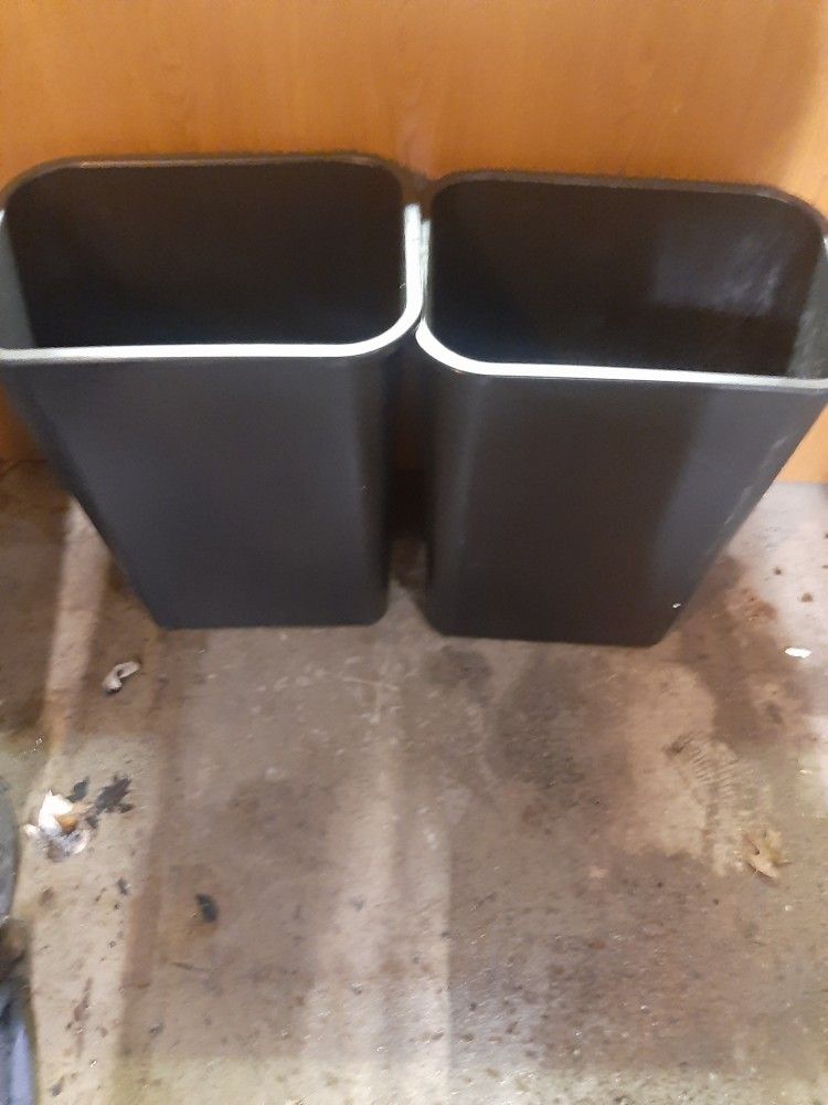 Two 6 Gallon Trash Cans