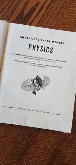 Vintage Analytical Experimental Physics Book 1(contact info removed)