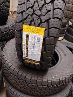 New set of tires 275 70 18 Lt all terrain