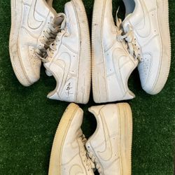 Nike Air Force 1 Lows size 8.5,9,10 All USED