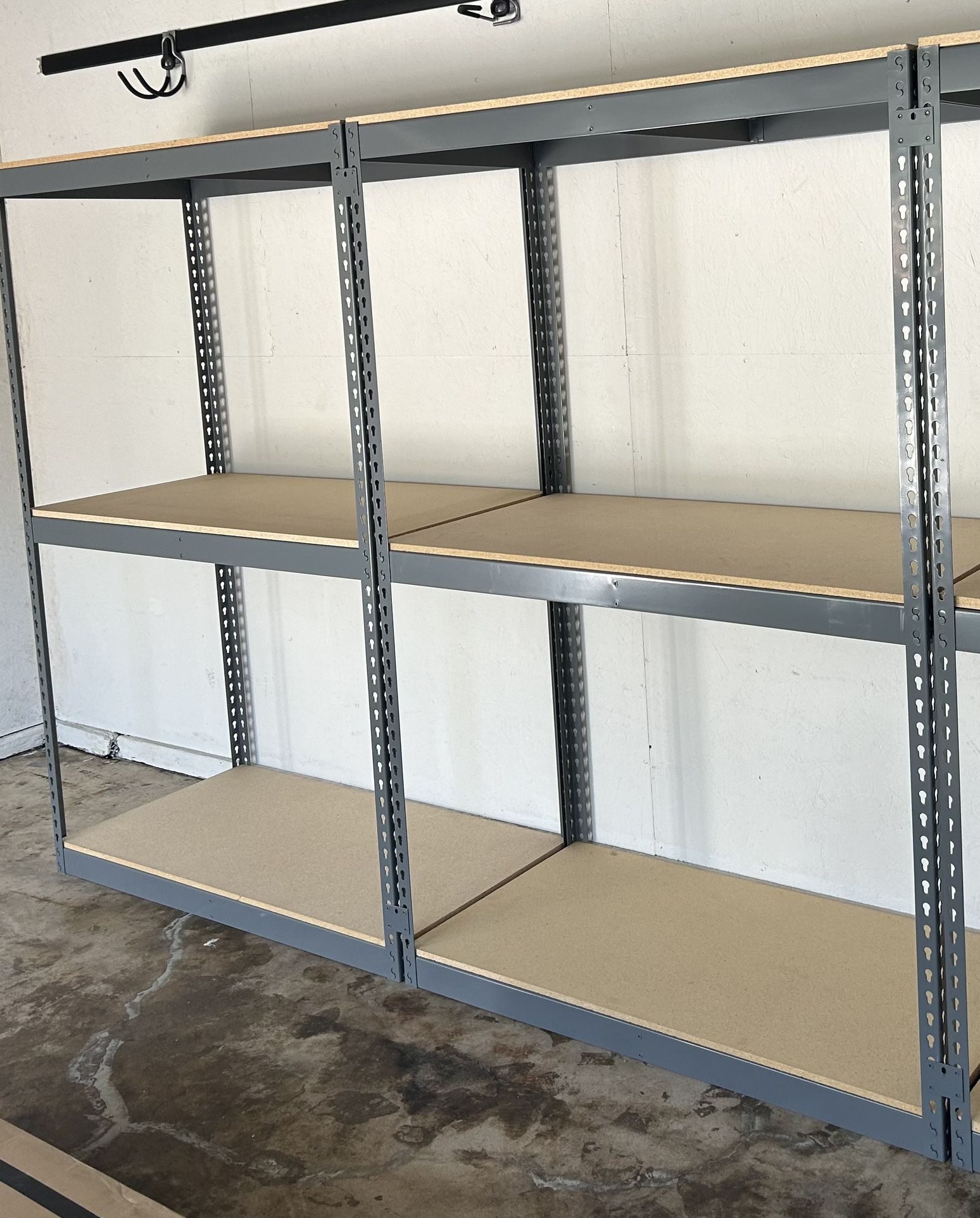 Shelving 48 in W x 24 in D New Industrial Boltless Warehouse & Garage Racks Stronger Than HomeDepot Lowes Costco Delivery & Assembly Available