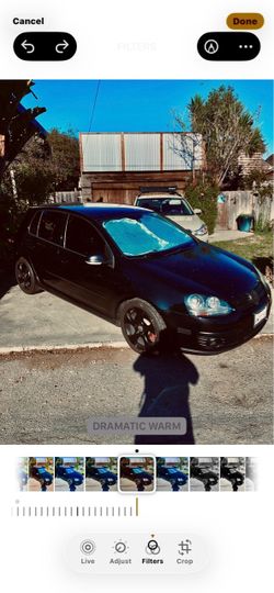 VW mk5 GTI black