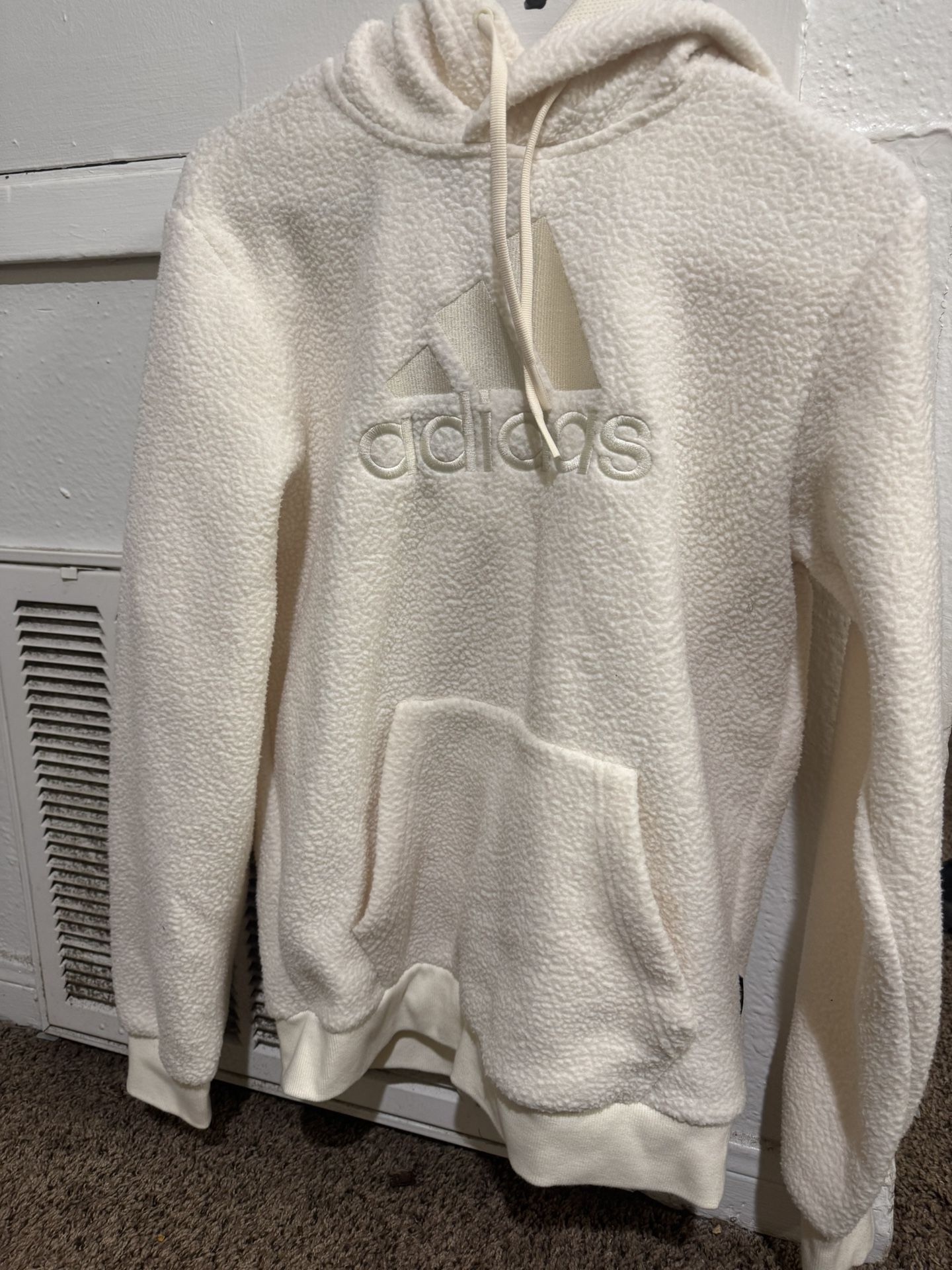 ADIDAS CREAM HOODIE S