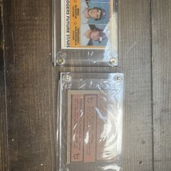 Topps Future Stars Fernando Valenzuela Mike Scioscia