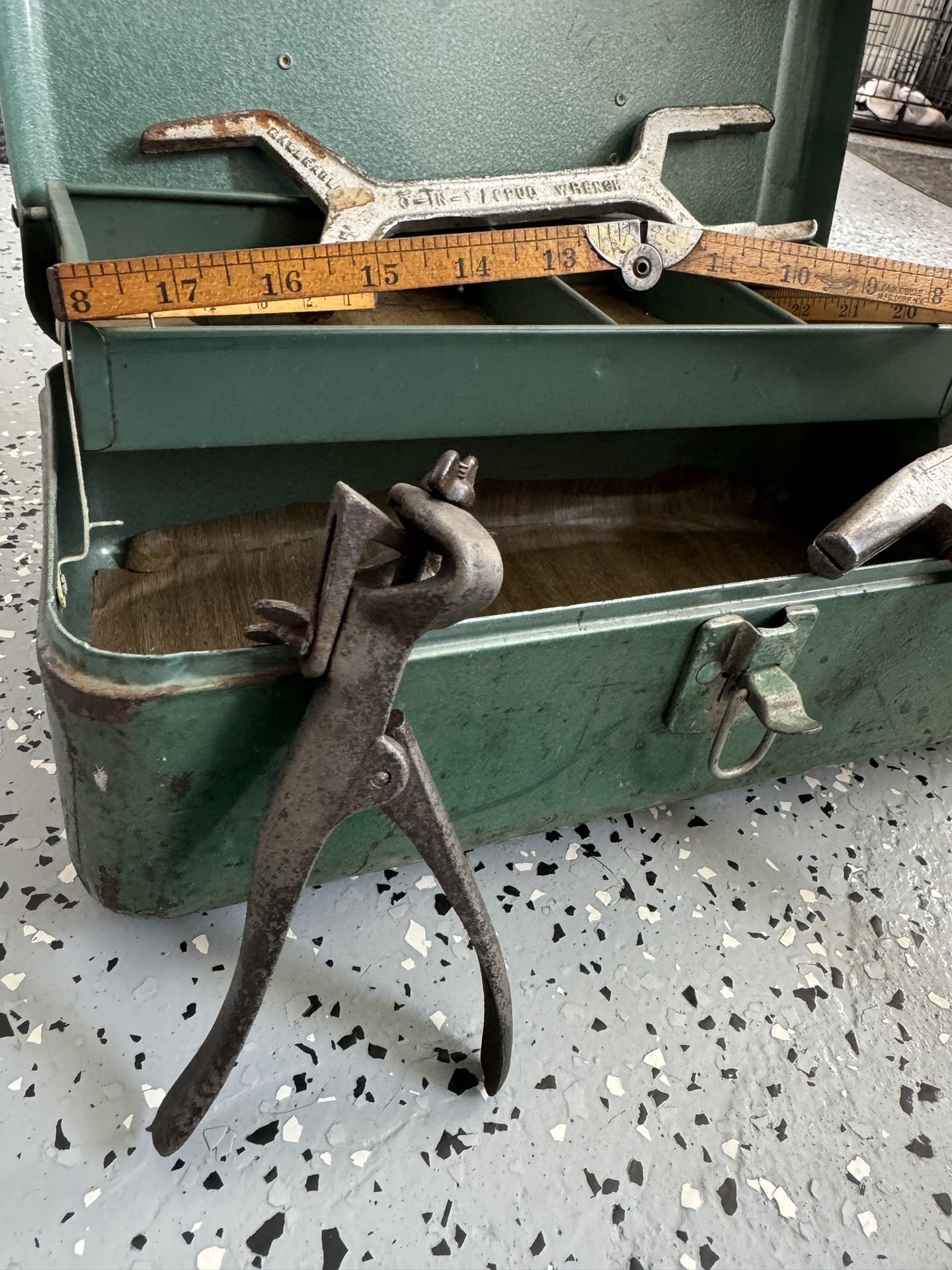 Antique toolbox