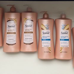 Suave large 28 oz  shampoo & conditioner pairs 