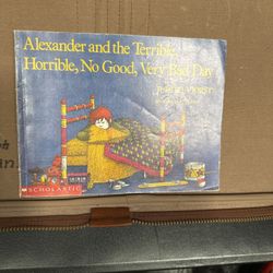 Alexander and the Terrible, Horrible, No Good, Very Bad Day – Judith Viorst (Scholastic Vintage PB