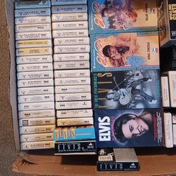 Elvis Presley VHS And 8 Tracks