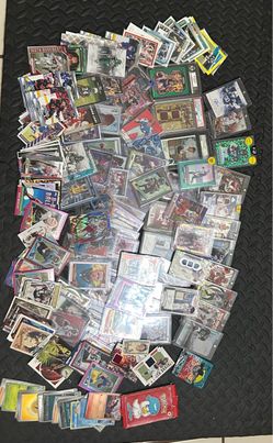 Huge card lot autos, rpa, numbered, slabs about 170 cards