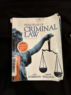 Principles Of  Criminal Law 6th Edition 