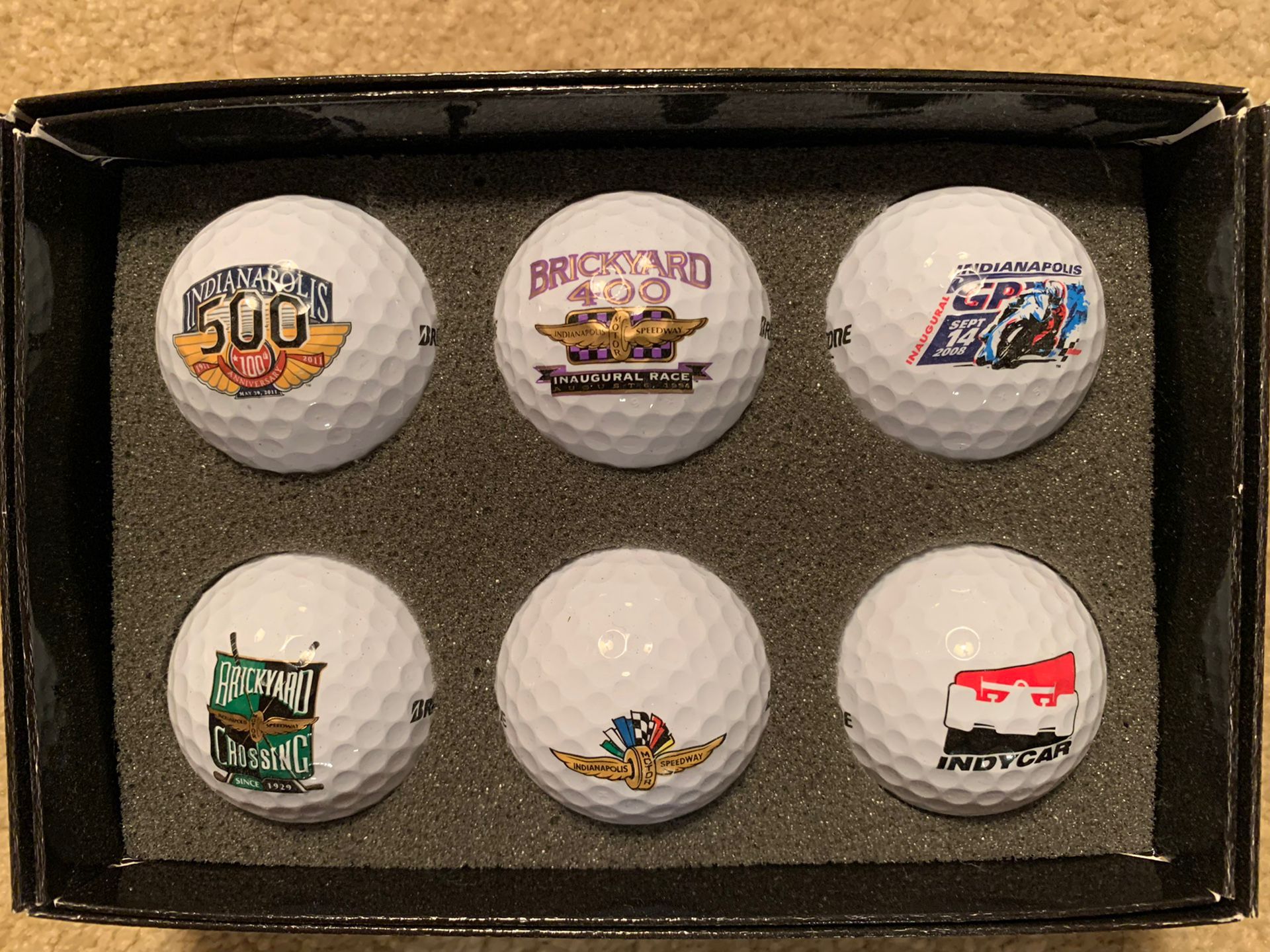 Indianapolis 500 / Brickyard 400 Logo Golf Balls